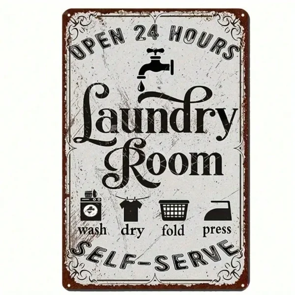 Vintage 24/7 Open Sign